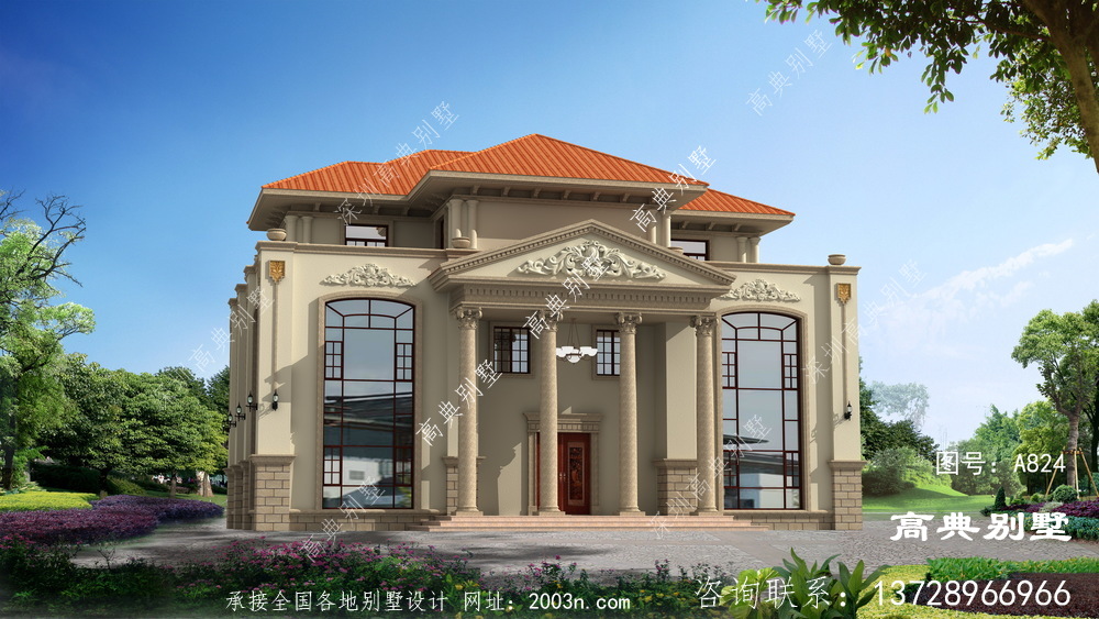 鄉(xiāng)村建造三層別墅戶型設(shè)計(jì)圖