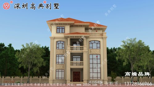 四層別墅設(shè)計圖，回農(nóng)村建別墅，也算