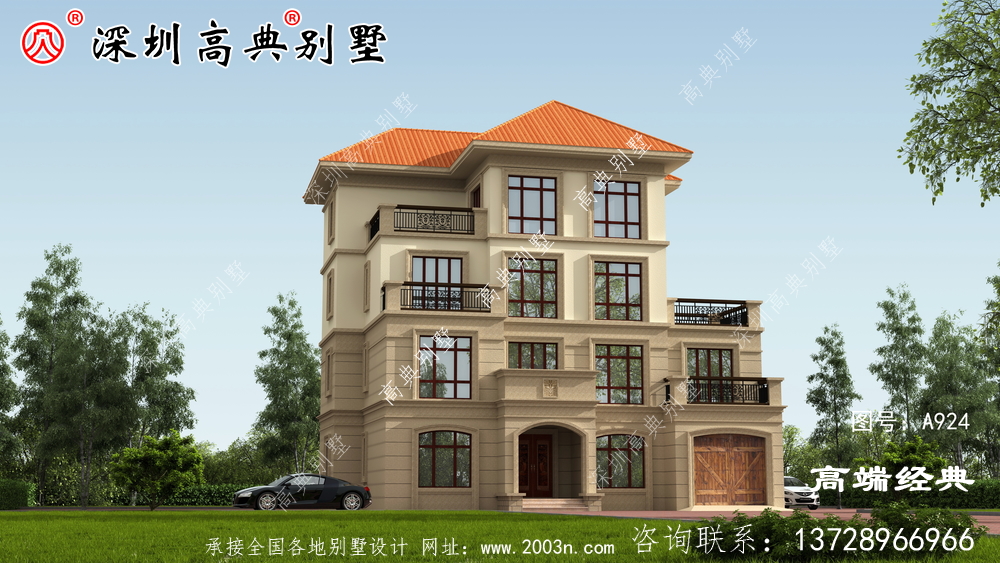 四層歐式別墅布局圖，追求舒適，兼顧精致優(yōu)雅。