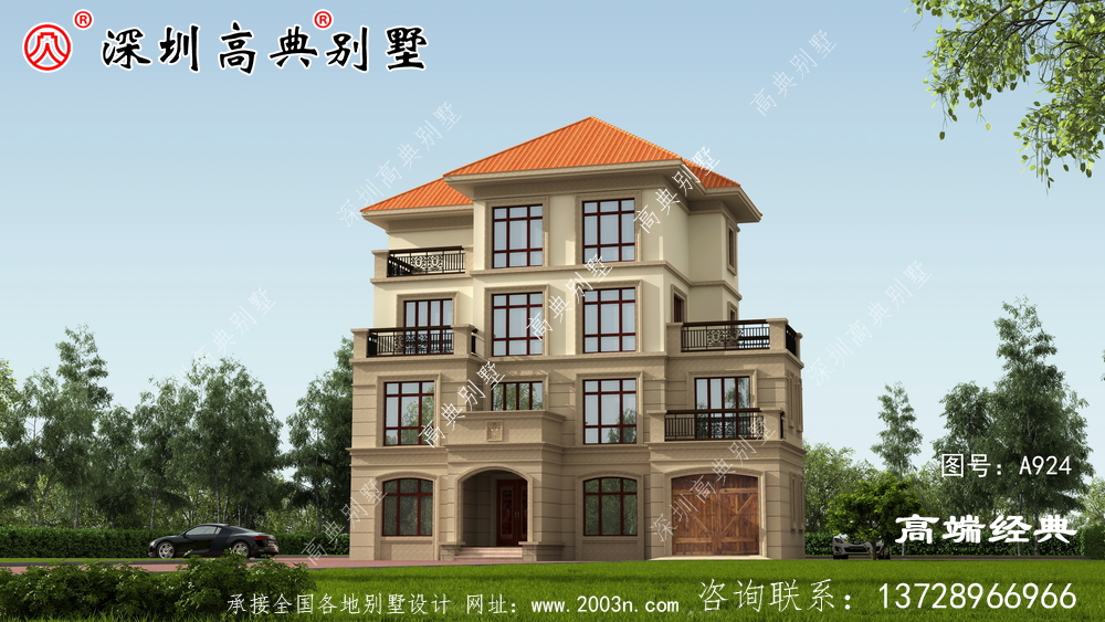 四層歐式別墅布局圖，追求舒適，兼顧精致優(yōu)雅。