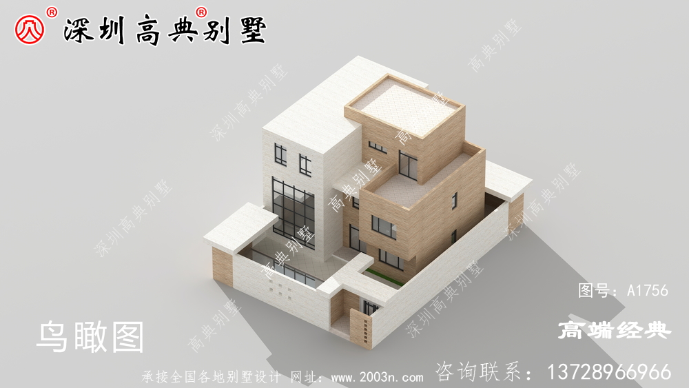 最流行現(xiàn)代簡(jiǎn)約別墅外觀圖，有效果圖和布局圖，實(shí)用是最大特點(diǎn)