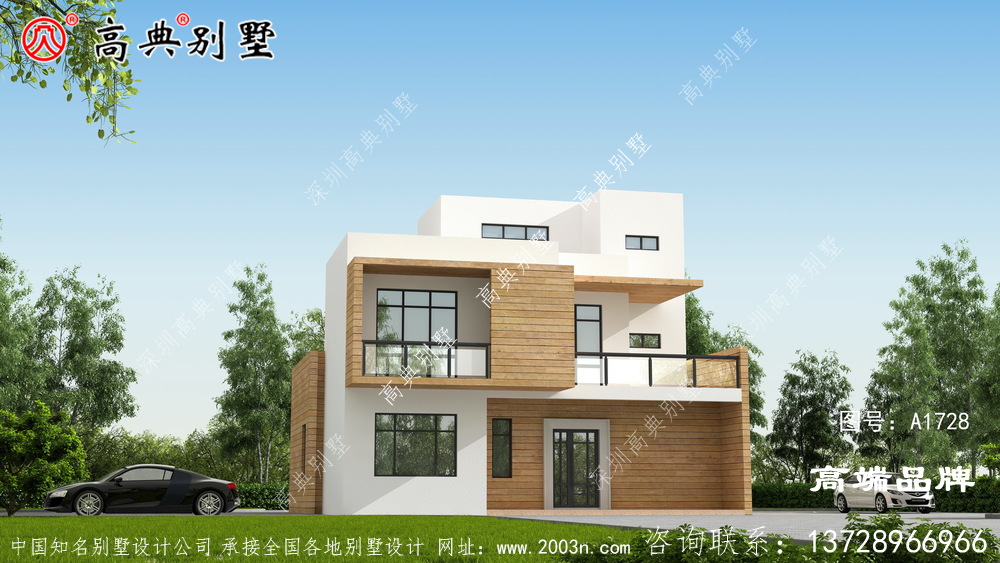 陽(yáng)臺(tái)設(shè)計(jì)多，三樓有亭子夏天絕對(duì)是一大好處