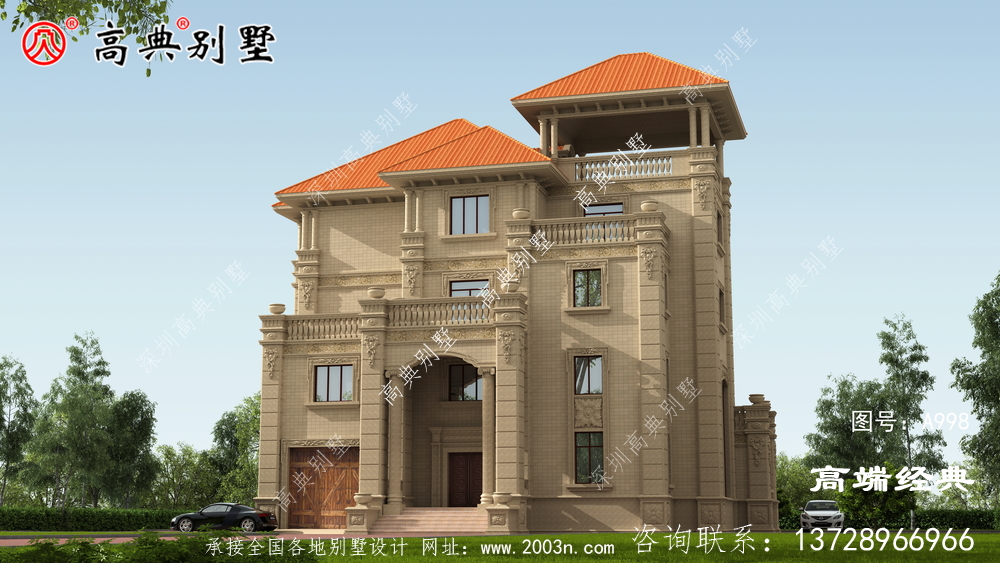 自建歐式別墅設計，是那種清新淡雅，超凡脫俗的感覺。
